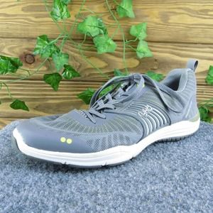 Ryka Training‎ Women Sneaker Shoes Gray Synthetic Lace Up Size 8.5 Medium